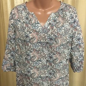 Marina Luna 3/4 sleeve blouse